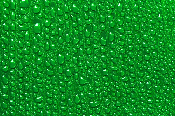Water Drops Green Banana Leaf Background — Stock Photo, Image