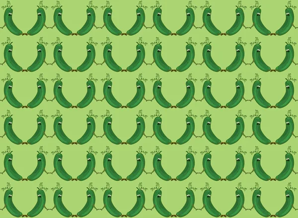 Background with sad cucumbers