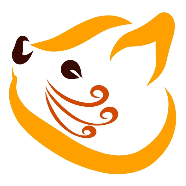 Head of a cute cat with curly mustache — Stock Image Head Cute Cat Curly Mustache Royalty Free Stock Photos