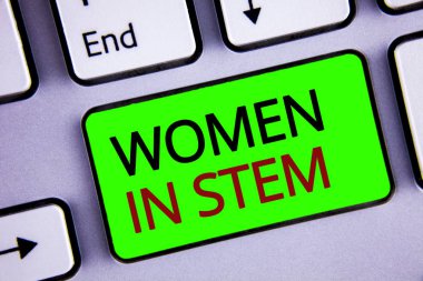 Kadınlar içinde kök gösterilen Not yazma. Bilim Teknoloji Mühendislik Matematik bilim adamı araştırma vitrine iş fotoğraf