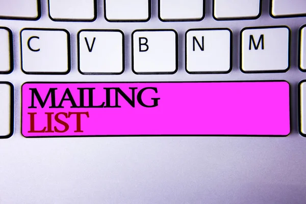 Λέξεων Γράφοντας Textss Mailing List Επιχειρηματική Ιδέα Για Ονόματα Και — Φωτογραφία Αρχείου