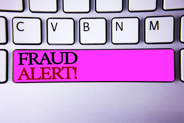 Kata Kata Menulis Teks Fraud Alert Motivational Call Konsep Bisnis — Stok Foto