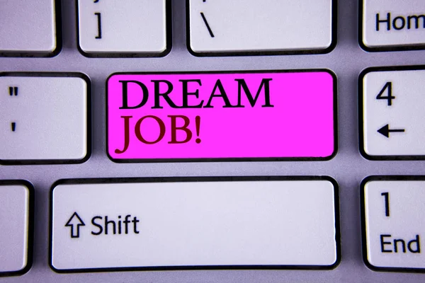 Rüya iş motivasyonel ara gösterilen metin işareti. Faaliyetleri yerine getirmek gibi çalışmaya kavramsal fotoğraf