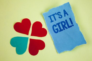 Bu olan bir kız motivasyonel Call yazma el yazısı textss. Kadın bebek cinsiyet anlam kavramı kutlama ortaya