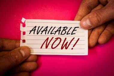 Textss kullanılabilir şimdi motivasyon arama yazma Wordss. İş kavramı için promosyon hizmet ürün kullanılabilirliği