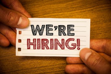 Çoğu işe motivasyonel dediğimiz gösterilen metin işareti. Kavramsal fotoğraf yetenek avcılık iş istedim işe alım