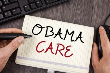 Metinler Obama bakım yazma kelimeler. Hükümet programı, sigorta sistemi hasta koruma için iş kavramı