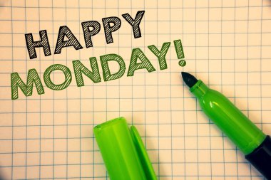 Textss mutlu Pazartesi motivasyonel ara yazma Wordss. Dilek sen için iş kavramı var iyi bir başlangıç için hafta