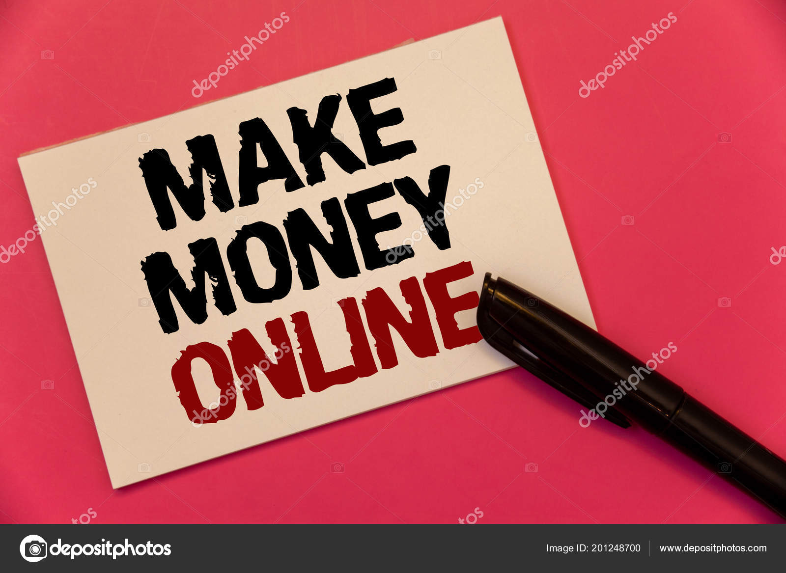 Text Sign Showing !   Make Money Online Conceptual Photo Business - text sign showing make money online conceptual photo business ecommerce stock photo