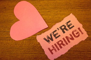 Çoğu işe motivasyonel dediğimiz gösterilen metin işareti. Kavramsal fotoğraf yetenek avcılık iş istedim işe alım