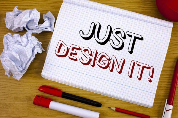 Szöveg Jel Mutatja Csak Design Motivációs Hív Fogalmi Fénykép Hozzon — Stock Fotó