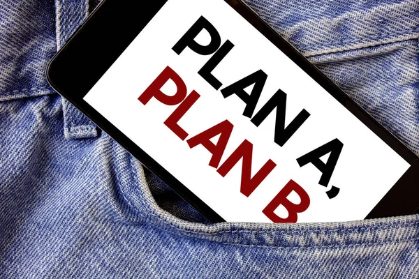 Texte Textuel Plan Plan Concept Affaires Pour Solutions Stratégiques Idées — Photo