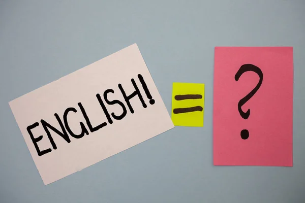 Texto Escritura Palabras Inglés Motivational Call Concepto Negocio Para Relacionar — Foto de Stock