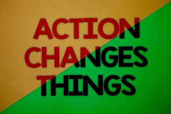Znak Tekstowy Wyświetlono Akcja Zmiany Rzeczy Koncepcyjne Zdjęcie Poprawić Sobie — Zdjęcie stockowe