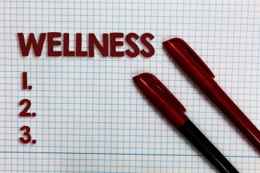 Kavramsal el sağlık gösterilen yazma. Sağlıklı seçimler tam zihinsel fiziksel gevşeme grafik kağıdına fikirleri önemli marker kalem pratik kitap işleri yapma vitrine iş fotoğraf