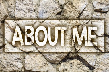 Bana iş hakkında fotoğraf vitrine kişilik davranış tutum karakter bireysel ahlak şekilde fikirler mesaj taş taş gösterilen Not yazma kaya arka vahşi doğal taş kayalar