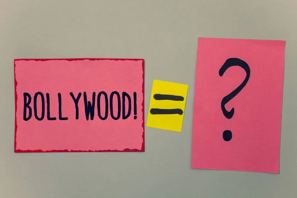 Tulisan Tangan Konseptual Menunjukkan Bollywood Motivational Call Teks Foto Bisnis — Stok Foto