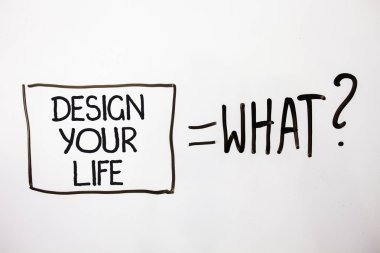 El yazısı metin tasarım Your Life. Küme planlarım yaşam hedefleri hayalleri beyaz gölge iletileri listelemek için kontrol anlam kavramı fikir denklemler düşündüm denklemler anılar sormak