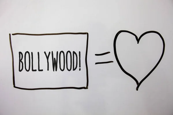 Tulisan Tangan Konseptual Menunjukkan Bollywood Motivational Call Foto Bisnis Yang — Stok Foto