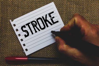 Kavramsal el kontur gösterilen yazma. Hastaların bilinç zayıf kan akışı tıbbi Marker kalem ilham güzel fikirler küçük adım sanat kağıt mat nedeniyle kaybetme vitrine iş fotoğraf