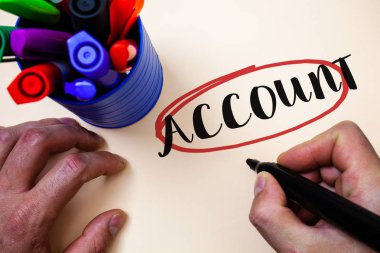 Kavramsal el hesap gösterilen yazma. İş fotoğraf metin açıklama anlatı Fuar geçmiş kaydı günlük veri mali siyah tutan adam işareti işaretler fikirler mesaj masa iletişim