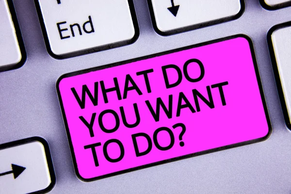 El yazısı metin ne yapmak sen istemek için sorum. Tatil seyahat arzu klavye Relax meditasyon anlam kavramı mor anahtar niyeti metin bilgisayar ileti kağıt kompozisyon oluşturma