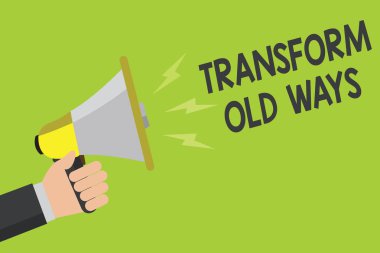 El yazısı metin dönüştürmek eski alışkanlıklar. Eski yerine koymak o sinyalizasyon göstergesi fikir uyarı endişe verici yeni yöntemleri alternatifleri yeni çözüm duyuru sembolü hoparlör ile anlam kavramı