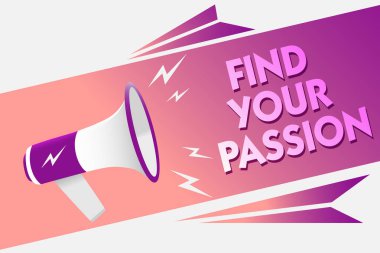 Sizin tutku bulmak gösterilen Not yazma. İş fotoğraf vitrine ara bul rüyalar en iyi işi veya etkinlik yapın ses sevdiğin konuşmacı iletmek mesajları fikirler üç metin satırları logo türü tasarımı