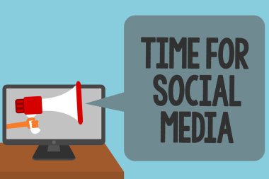 Word metin zaman için sosyal medya yazma. İş kavramı konular haber ve film yeni arkadaşlar toplantı için tehlikeli iletmek mesaj uyarı sinyalleri ses hoparlörleri komut dosyası duyuru