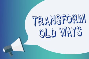 Dönüşümü eski yöntemler gösterilen Not yazma. İş fotoğraf vitrine yerine bu komut dosyaları endişe verici yeni yöntemleri alternatifleri yeni çözüm duyuru sinyalizasyon gösterge uyarı hoparlör ile