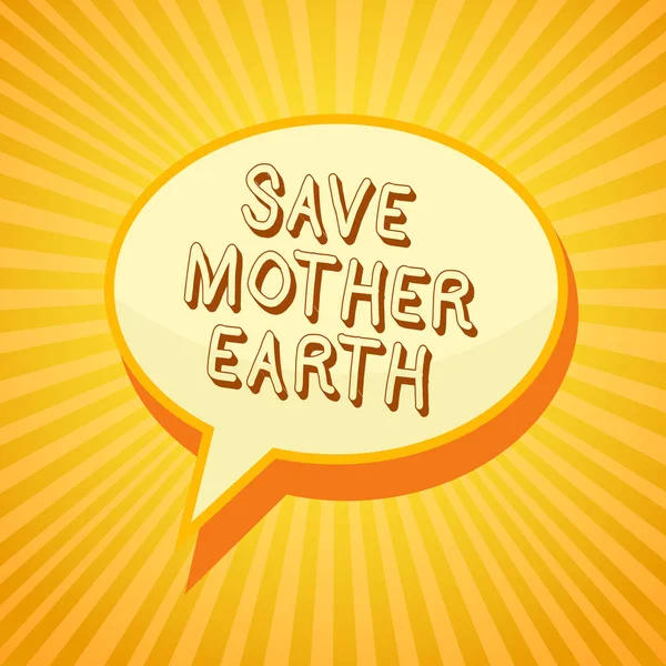 Writing Note Showing Mother Earth Business Photo Showcasing Doing Small — Stock Photo, Image