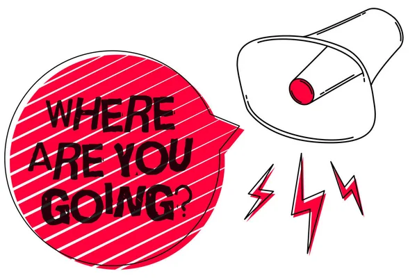 Nereye gösteren metin işareti size gidiş soru vardır. Kavramsal fotoğraf biri eskiz sanat ses hoparlör alarm farkındalık metne nereye gittiğini soran iletiler iletmek