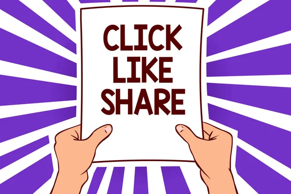 Kavramsal el gibi paylaşım'ı tıklatın gösterilen yazma. Uyarı iletisi fikir iletmek iş fotoğraf metin Internet Online kağıt sayfa metin satırlarını el dalga tasarım ağ medya takip paylaşımı