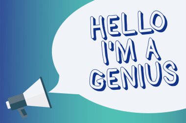 Merhaba gösterilen Not yazma ben bir dahiyim. İş fotoğraf vitrine kendinizi tanıtmak olarak ortalama kişi başkalarına gösterge uyarı hoparlör komut dosyaları endişe verici sinyal duyuru