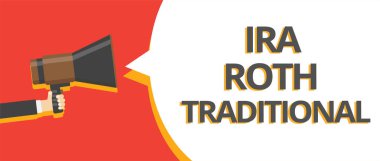 Word metin IRA Roth geleneksel yazma. İş kavramı için birden çok satır metin vermek uyarı iletileri düşünmek fikir geri çekme duyuru eyalet ve federal indirilemeyen vergi vardır