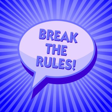 Break The Rules gösterilen Not yazma. İş değişiklikleri yapın fotoğraf vitrine her şeyi farklı isyan Reform köpüklü dalgalar komut dosyası metin satırlarını düşünmek fikir tasarım mesaj iletmek