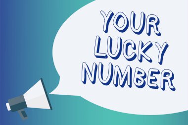 Your Lucky Number gösterilen Not yazma. Endişe verici bir komut dosyaları mektup servet artırmak şans Casino duyuru sinyalizasyon gösterge uyarı konuşmacı olarak inanan vitrine iş fotoğraf