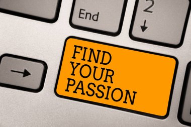 El yazısı metin yazma Your tutku bulmak. En iyi iş ara bul rüyalar veya etkinlik anlam kavramı mı sevdiğin Typing iş bilgisayar iş programı giriş klavye sembol ofis yazılımı