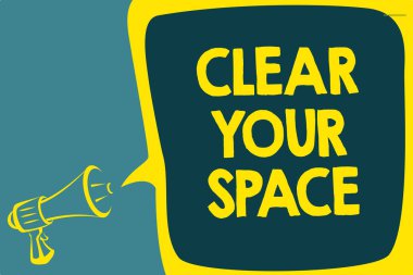 Kavramsal el yazma Your alan gösterilen. İş temiz ofis stüdyo alanı boş yenileme yeniden düzenlemek sanat hoparlör ses ileten komut dosyası yapmak fotoğraf vitrine sonuç fikir mesaj