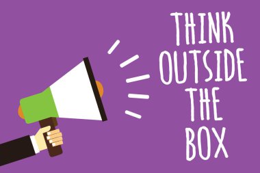 Word metin dışında düşünmek belgili tanımlık kutu yazma. İş kavramı için benzersiz olması farklı fikirler getirmek ses hoparlör beyin fırtınası alarm El sıcak konu genel duyuru iletisi duyuru