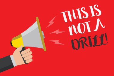 Bu şey değil A matkap gösterilen Not yazma. Sahte paralar eğitim el küçük hoparlör test yapma iş fotoğraf vitrine uygulama eylemleri genel mesaj sorunu metin duyuru ses