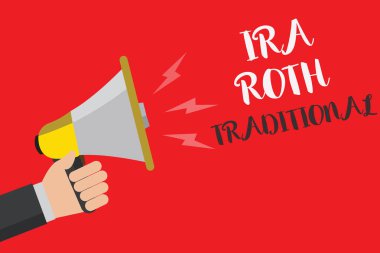 IRA Roth geleneksel gösterilen Not yazma. İş fotoğraf vitrine devlet ve federal el küçük hoparlör ses genel mesaj sorunu metin duyuru indirilemeyen vergi