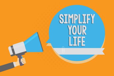 Your Life basitleştirin gösterilen Not yazma. İş Yönet gün iş almak kolay şekilde Organize endişe verici hoparlör fotoğraf vitrine sinyal uyarı duyuru sembol komut dosyası raporlama