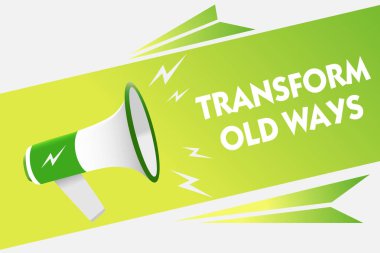 Yazılı metin dönüştürmek eski yöntemler kelime. İş kavramı için yeni yöntemler alternatifleri yeni çözüm mesaj uyarı komut dosyası duyuru endişe verici hoparlörler sinyalleri iletmek yerine