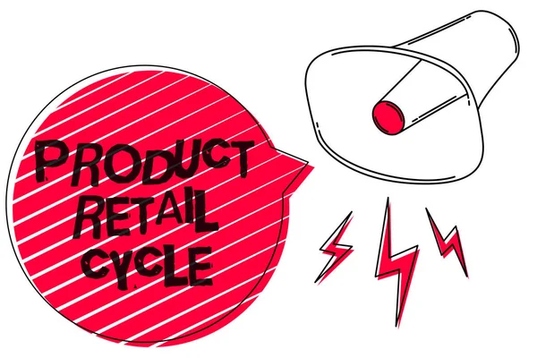 Text Tecken Visar Produkt Detaljhandel Cykel Konceptuella Foto Som Varumärke — Stockfoto