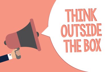 Kavramsal el dışında düşünmek belgili tanımlık kutu gösterilen yazma. İş fotoğraf metin benzersiz olması farklı fikirler getirmek geri çekme beyin fırtınası metin sosyal haber hoparlör duyuru farkındalık hatırlıyorum