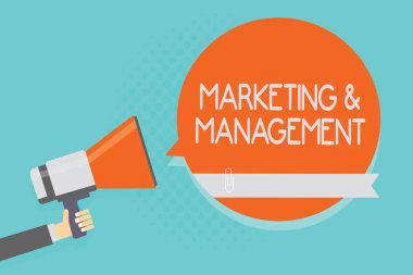 Pazarlama ve yönetim gösteren Not yazma. İş fotoğraf vitrine süreci ürün dikkat uyarısı sıcak sosyal konu duyurusu için stratejiler geliştirme ilan geri çekme bildirimi