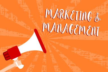 Kavramsal el pazarlama gösterilen yazma ve yönetim. Hoparlörler endişe verici iletmek iş fotoğraf ürün komut dosyası ileti uyarı için stratejiler geliştirme süreci vitrine sinyalleri