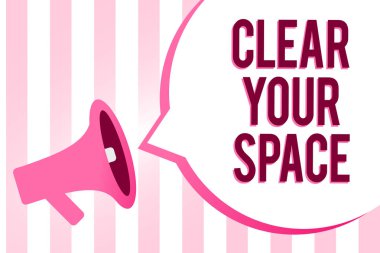 Kavramsal el yazma Your alan gösterilen. İş temiz ofis stüdyo alanı boş yenileme yeniden Düzenle ses hoparlör ifade olun fotoğraf vitrine tasarım fikirlerini çok satırlı metin mesajları