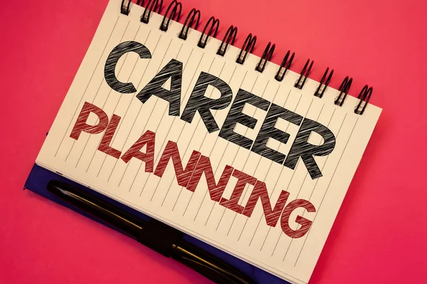 Tulisan Kata Career Planning Konsep Bisnis Untuk Strategi Pendidikan Profesional — Stok Foto